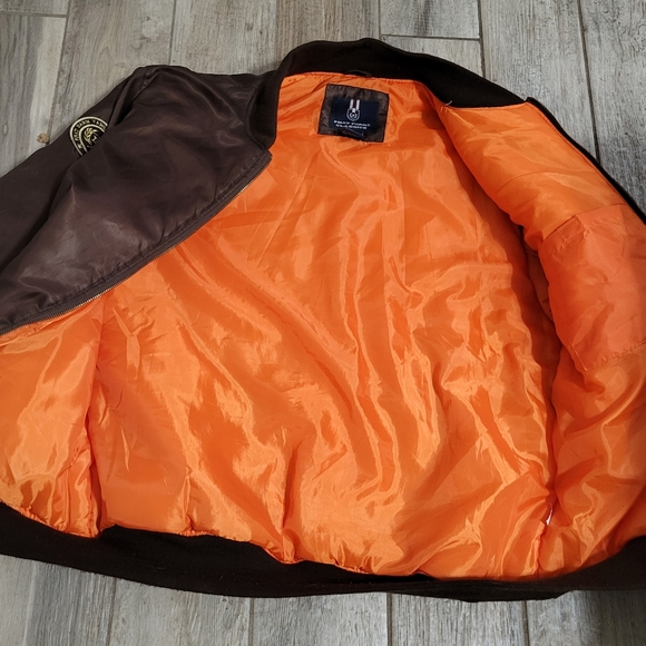 Phat Farm Mens Large Y2K Vintage satin puff flight jacket - Picture 8 of 16